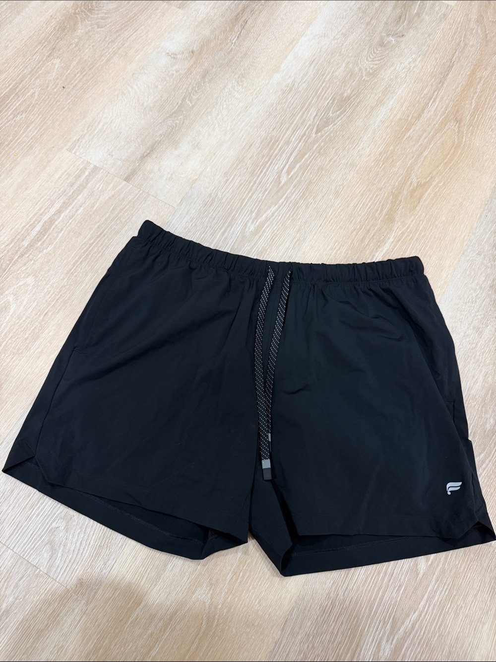 Fabletics Men’s Black Athletic Shorts 5” with Liner